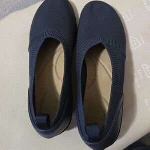 Clarks Sashlyn Womens Shoes Navy Size 8